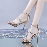 Crystal High Heels